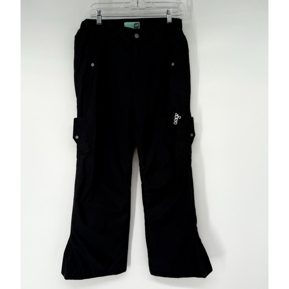 Orage Cargo Snow Ski Pants Womens M Black Prime05 Insulated Waterproof HPW-90-10 - Picture 1 of 9